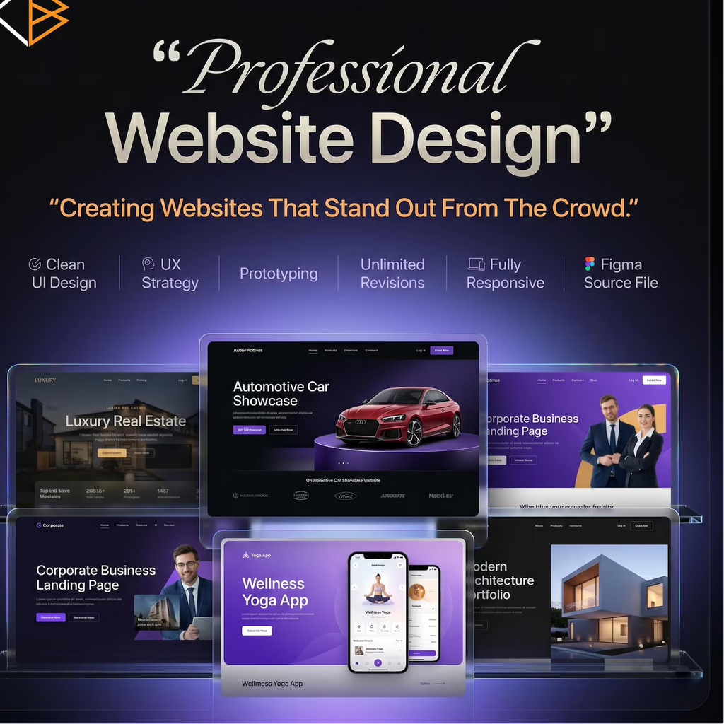 Custom Website Design | Modern UI UX Website Development for Small Business & Online Stores
